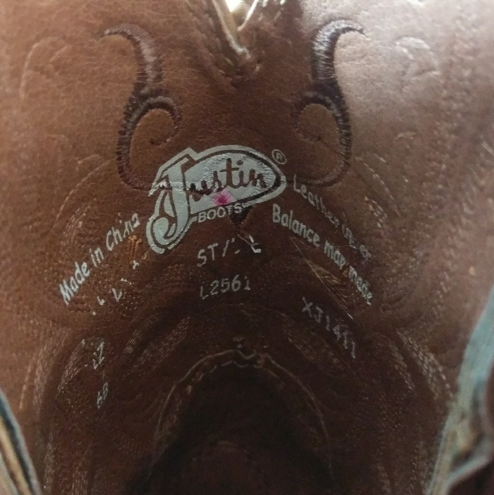 Justin boots